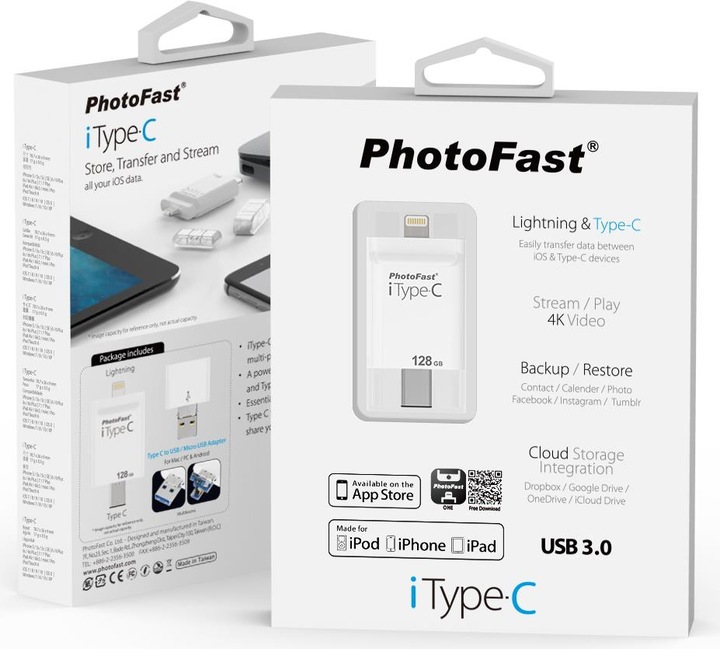 Actual product image PhotoFast iType-C (64 GB, USB-C, Micro USB, Lightning, USB 3.1)