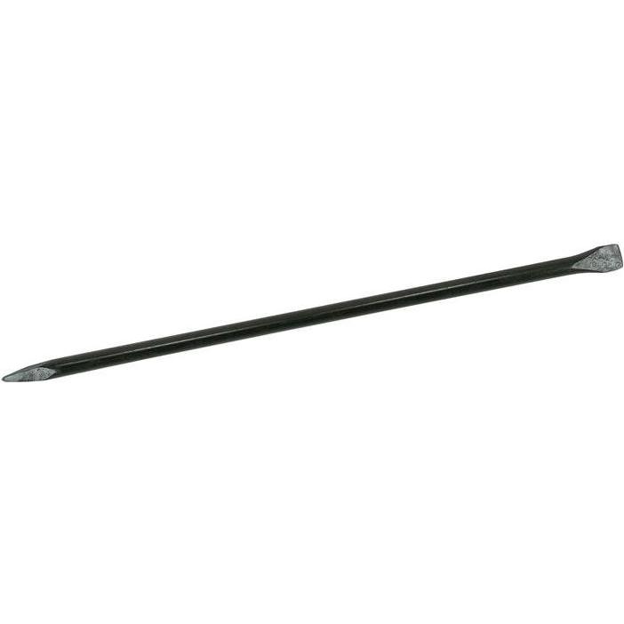 Ideal, Meissel, Brechstange Länge 1500 mm Breite 30 mm Form rund mit Spitze und gebogener Schneide schwarz lackiert