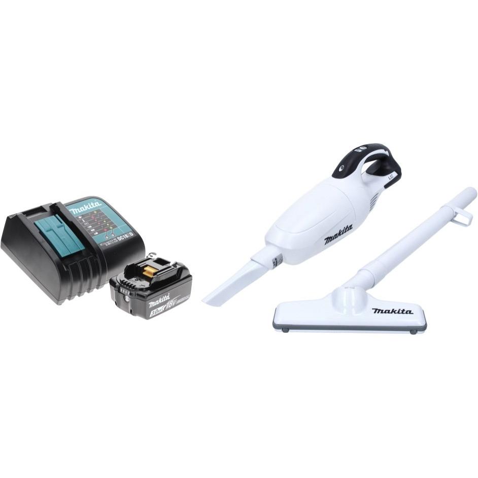 Thumbnail - Makita DCL 181 FSF1 W Akku Staubsauger 18 V Weiss + 1x Akku 3,0 Ah + Ladegerät, Staubsauger, Weiss