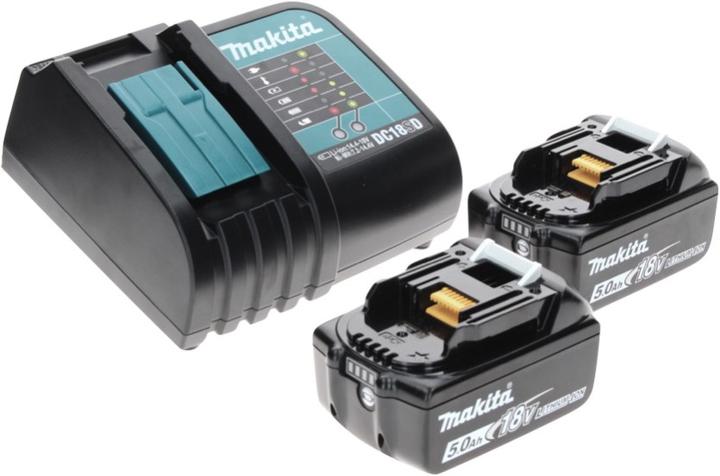 Produktbild Makita DCL 181 FRT W Akku Staubsauger 18 V Weiss + 2x Akku 5,0 Ah + Ladegerät