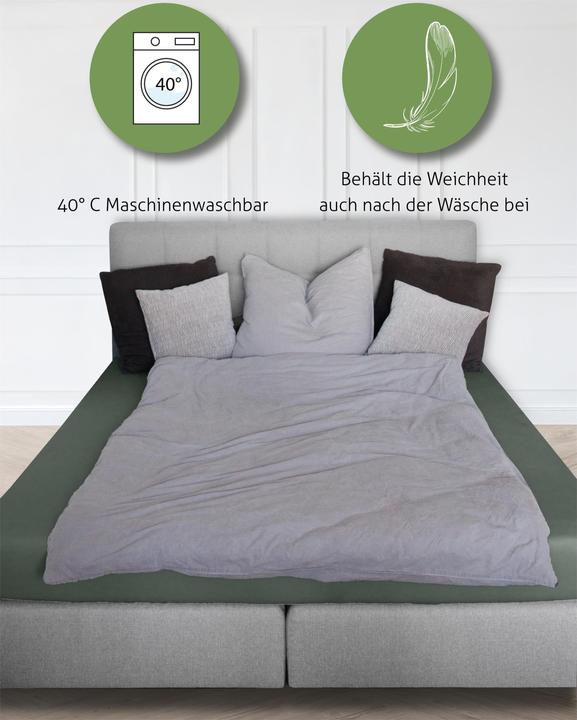 Produktbild Aspero Bambus Spannbettlaken Macau (180 x 200 x 30 cm)