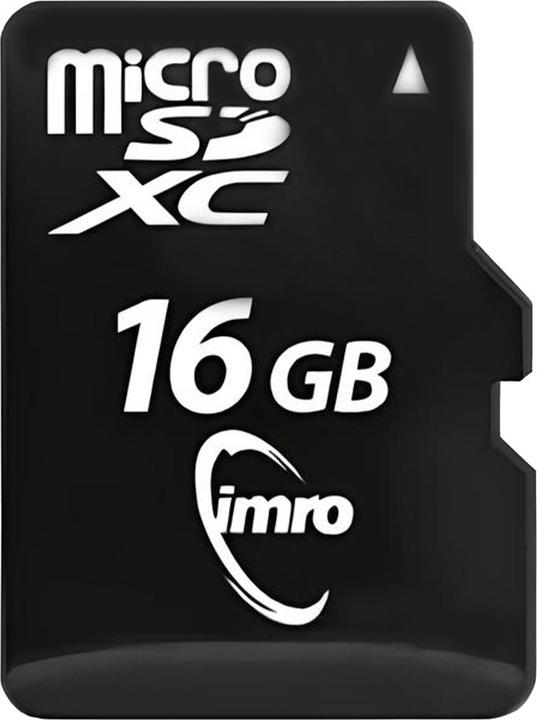 Actual product image IMRO 4/16G ADP Memory Card 16 GB MicroSDHC Class 4 (16 GB, microSDHC, UHS-I)