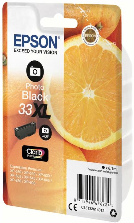 Produktbild Epson 33XL Claria Premium (PBK)