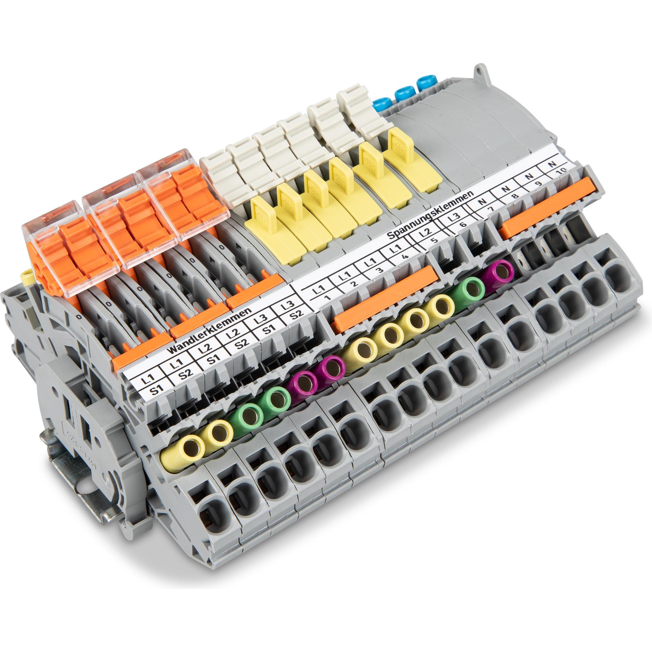 Wago Stromwandlerklemmenblock, Accessori di elettronica + Alloggiamento, Grigio