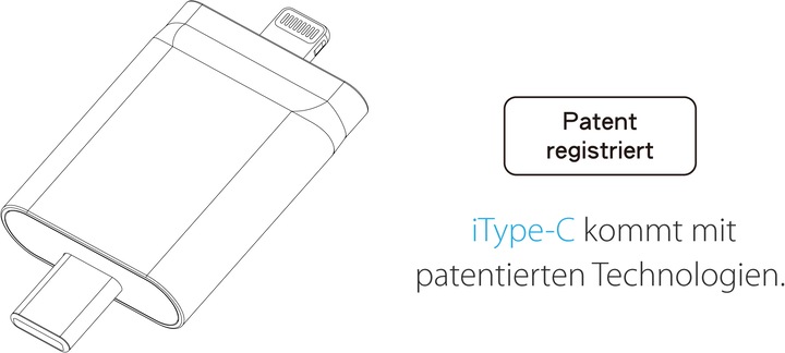 Actual product image PhotoFast iType-C (64 GB, USB-C, Micro USB, Lightning, USB 3.1)