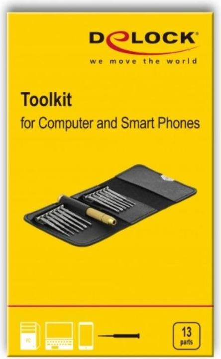 Image du produit Delock Set d'outils pour ordinateur et smartphone 13 pièces