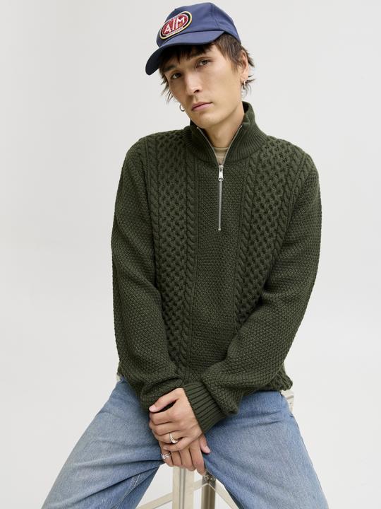Produktbild Jack & Jones Einfarbig Strickpullover Strickpullover (L)