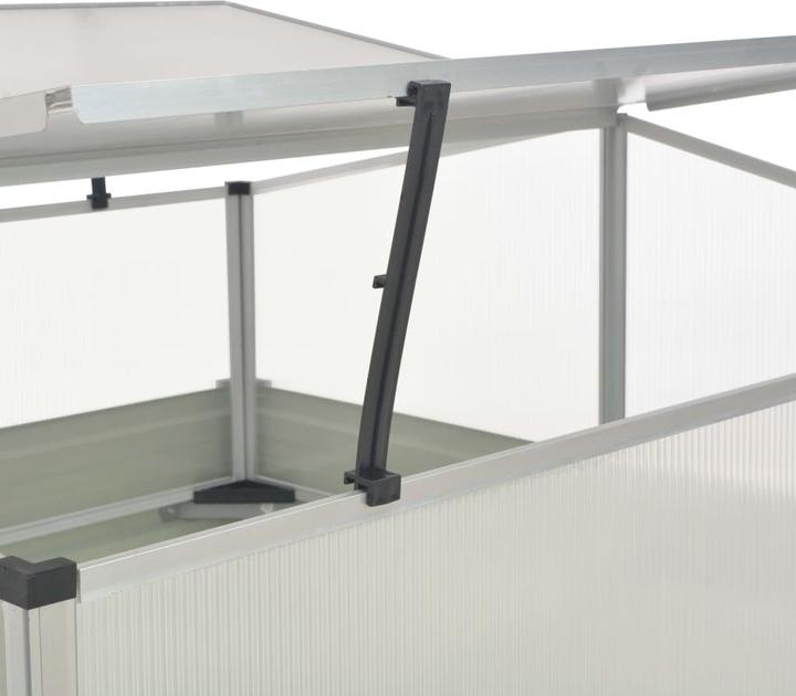 Image du produit vidaXL Hochbeet mit Gewächshausaufsatz Corten