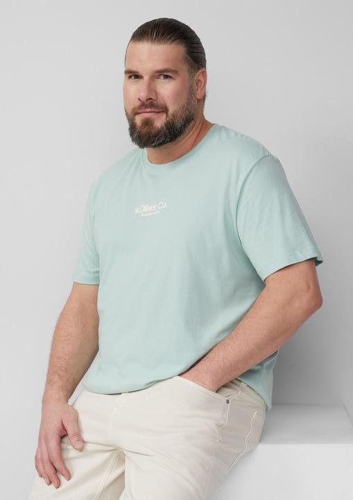 Produktbild S.Oliver T-Shirt T-Shirt aus Baumwolle mit Logo-Print (XXL)