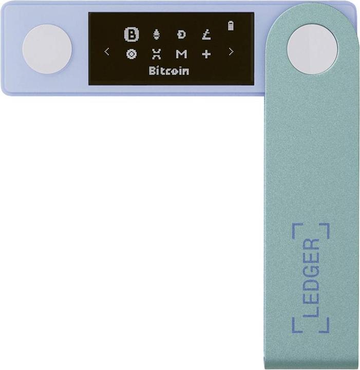 Actual product image Ledger Nano X Crypto Hardware Wallet Pastel Green (Bitcoin, Cardano, Ethereum Classic)