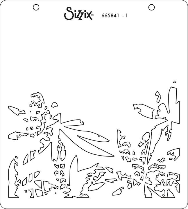 Produktbild Sizzix Layered Stencils Layered Wildflowers 4Stück