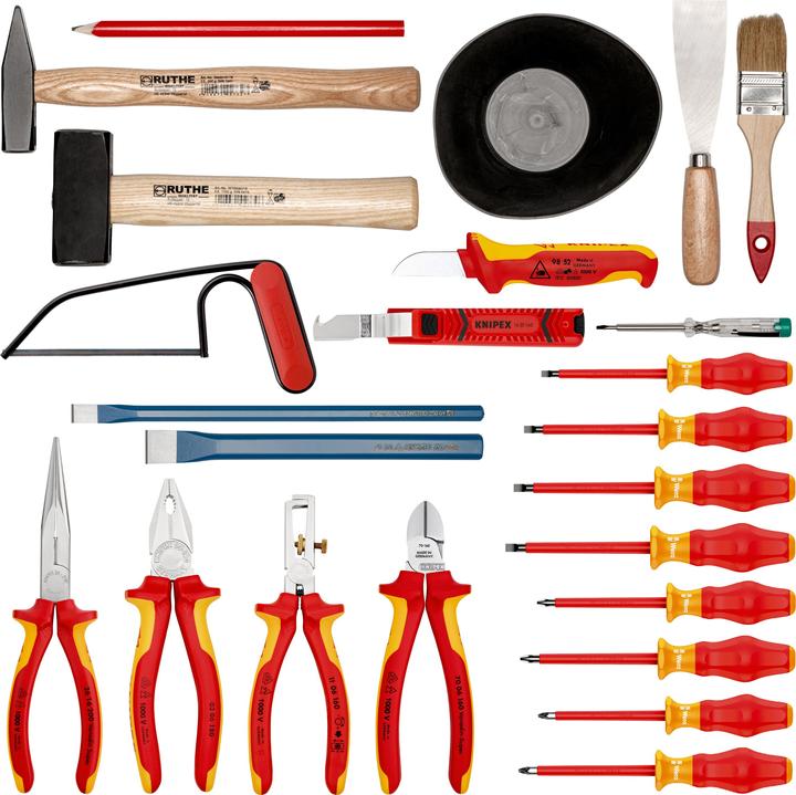 Produktbild Knipex Werkzeugkoffer BIG Basic Move Elektro (25 Teile)