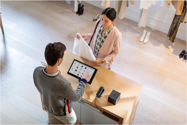 Image du produit HP Engage One 141 AiO Intel 3965U SSD PCIe, 14 inch, Win10 IoT (Intel Celeron 3965U, HD Graphics 610)