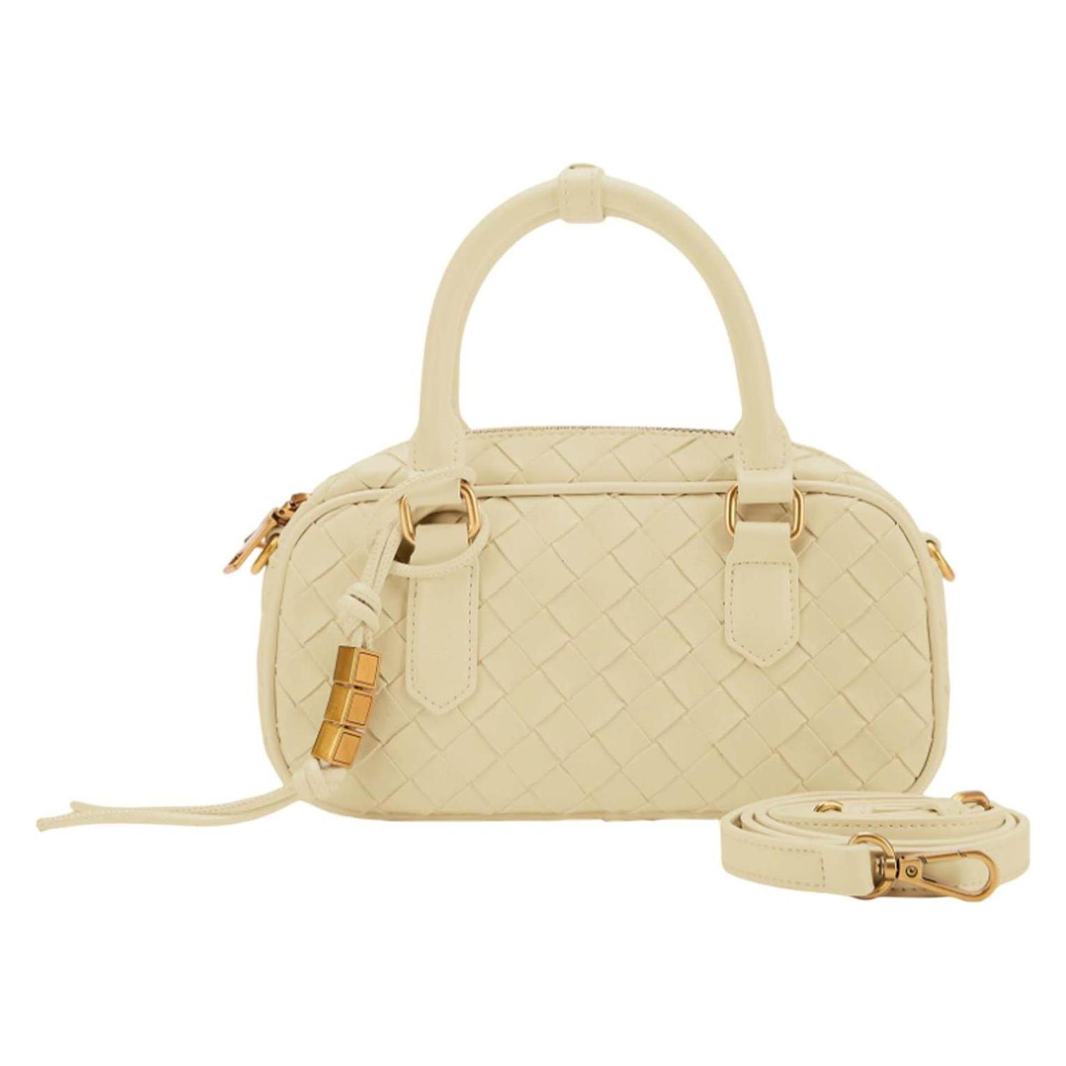 Seidenfelt, Damen, Handtasche, Kinna Bowling Crossbody Bag, Gelb