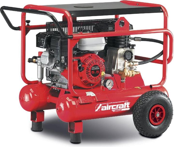 Actual product image Stürmer - AIRCAR-BAU 500/20 B PRO - Mobiler Kolbenkompressor mit Benzinmotor