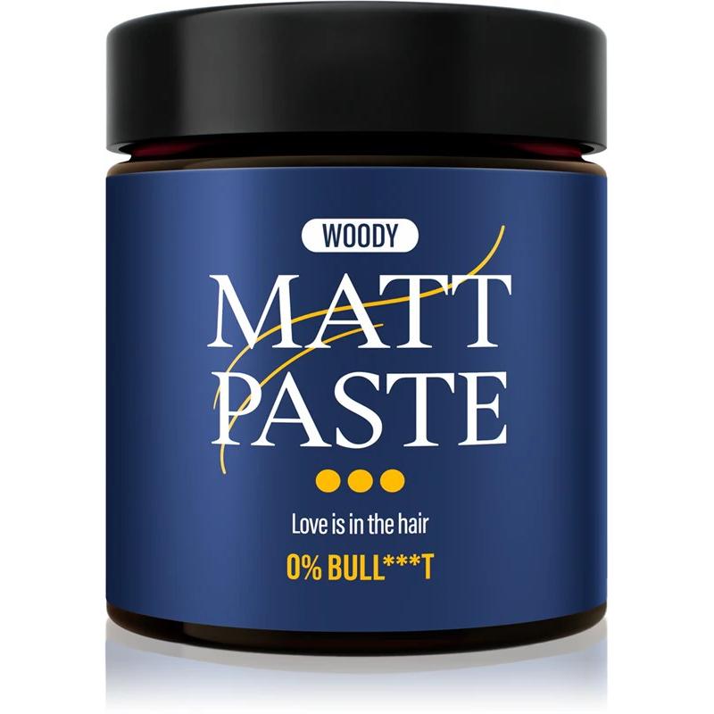 Steve´S No Bull***T Uomo Gel Per Capelli, Mattierende Haarpaste, Stark (Matt Paste) 90 G (Pasta Per Capelli, 90 G)