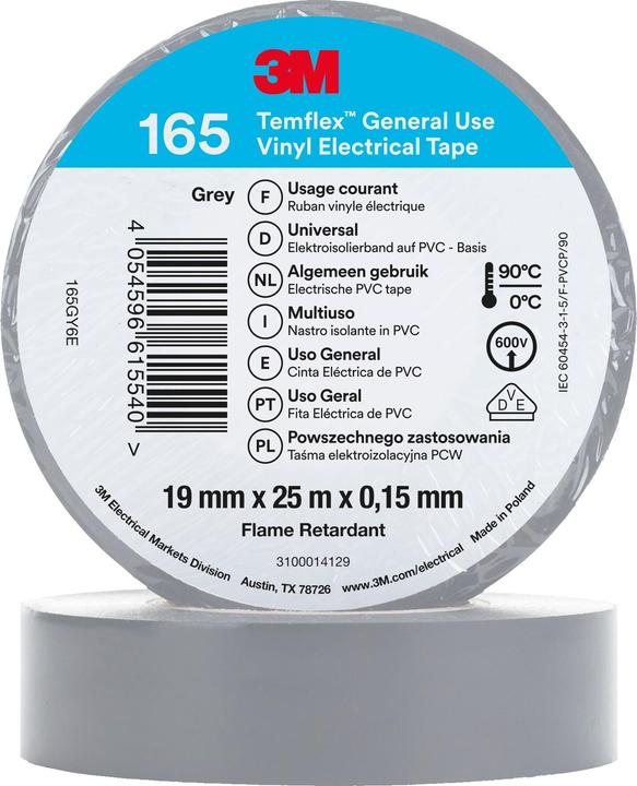 Image du produit 3M Ruban isolant électrique Temflex inyl m (19 mm)