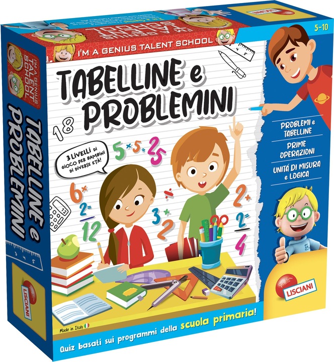 Immagine prodotto Lisciani I’m A Genius Ts Tabelline E Problemini