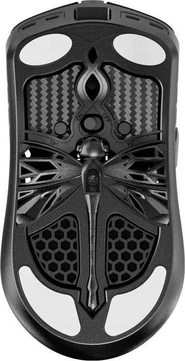 Image du produit Vancer Souris de jeu Akitsu en fibre de carbone, sans fil - noire (Sans fil)