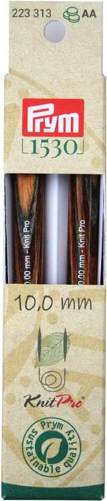 Actual product image Prym Knitting Needle Points Natural 10.00 mm x 12.8 cm