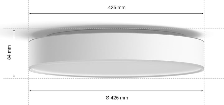 Actual product image Philips Hue White Ambiance Enrave (4300 lm)