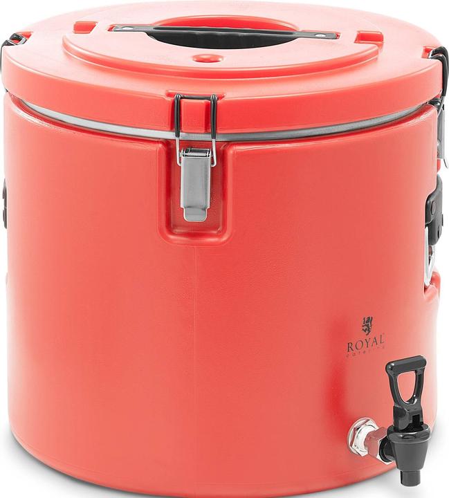 Immagine prodotto Royal Catering Thermobehälter Edelstahl Thermobox Warmhaltebehälter Speisen Ablasshahn 30 L