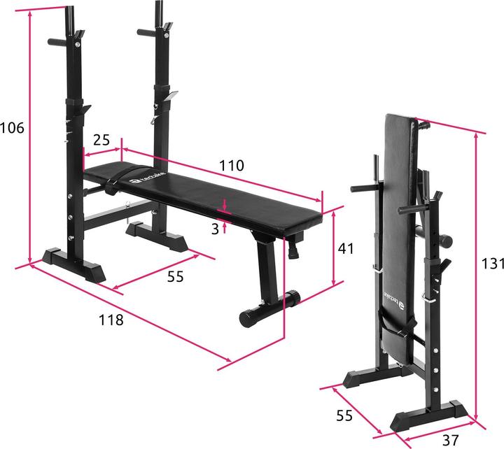 Image du produit tectake Banc de musculation