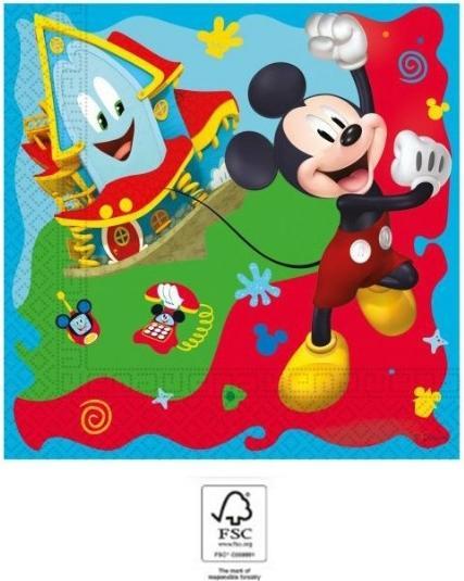 Actual product image Procos Mickey Mouse (20 pcs., 33 x 33 cm)