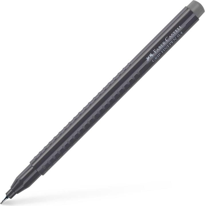 Actual product image Faber-Castell Finepen Grip 0.4 warm grey IV (Warm grey IV, 10 x)