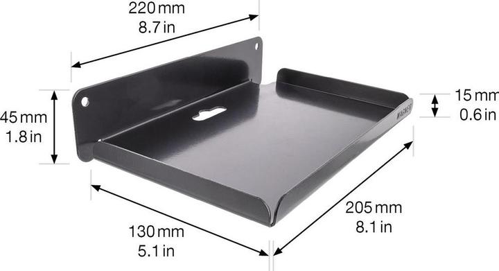 Actual product image Wagner System design yourself wall bracket WH 2088 black