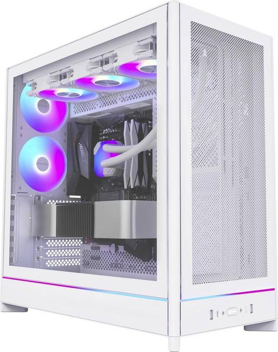 Actual product image Montech HS01 (weiss, Tempered Glass) (Mini-ITX, mATX, ATX)