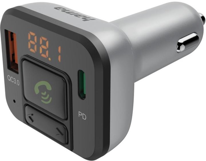 Hama FM-Transmitter mit Bluetooth- und Freisprechfunktion