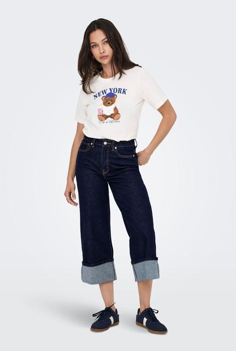 Immagine prodotto Only ONLMADISON Hohe Taille Weiter Beinschnitt Jeans Jeans mit weitem Bein (W28/L30)