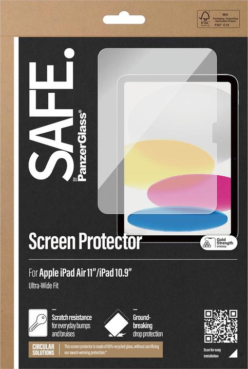 Produktbild Safe Tablet Glass (1 Stk., Apple iPad Air 11 2024, Apple iPad Air 11 2025, Apple iPad Air 11 2026)