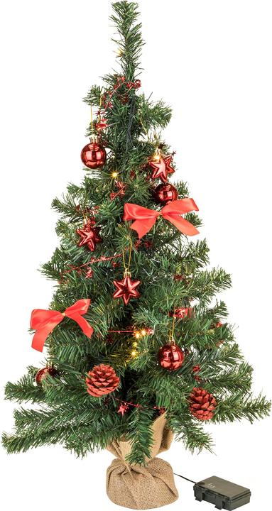 Bambelaa Künstlicher Christbaum mit Beleuchtung (75 cm)