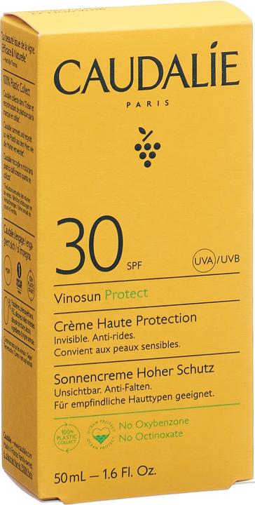 Image du produit Caudalie Vinosun Haute Protecting (Crème solaire, SPF 30, 50 ml, 76 g)
