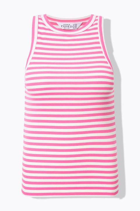 Produktbild Studio Untold Tanktop, Slim Shape, Rippjersey, Ringel (60)