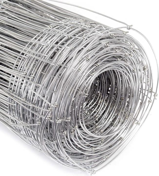 Produktbild Wiltec Wildzaun Weidezaun 50m lang 125/13/15 Drahtzaun Knotengeflecht Forstzaun