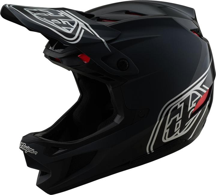 Actual product image Troy Lee Designs D4 Polyacrylite MIPS Helmet, Shadow, black, L | 58-59cm (58 - 59 cm)