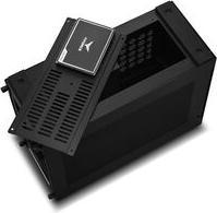 Actual product image Lian-Li x DAN Cases A4-H2O PC-Gehäuse, Mini-Gehäuse, Mini-ITX, PCIe 5.0 Riser - schwarz (Mini-ITX)