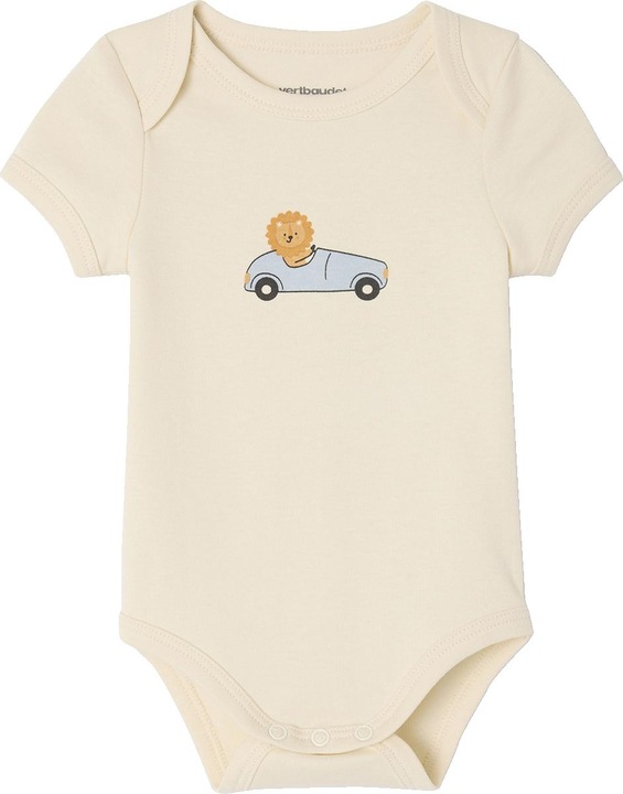 Immagine prodotto Vertbaudet Bio-Kollektion: 5er-Pack Baby Kurzarm-Bodys in Schlupfform (68)