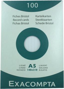 Image du produit Exacompta Flashcards (A6, 205 g/m², 100 x)