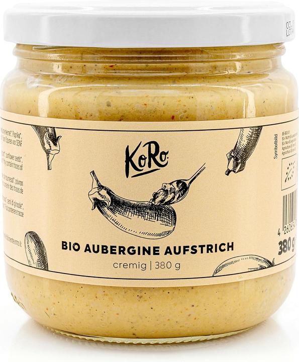 Image du produit KoRo Pâte à tartiner bio à l'aubergine (380 g)