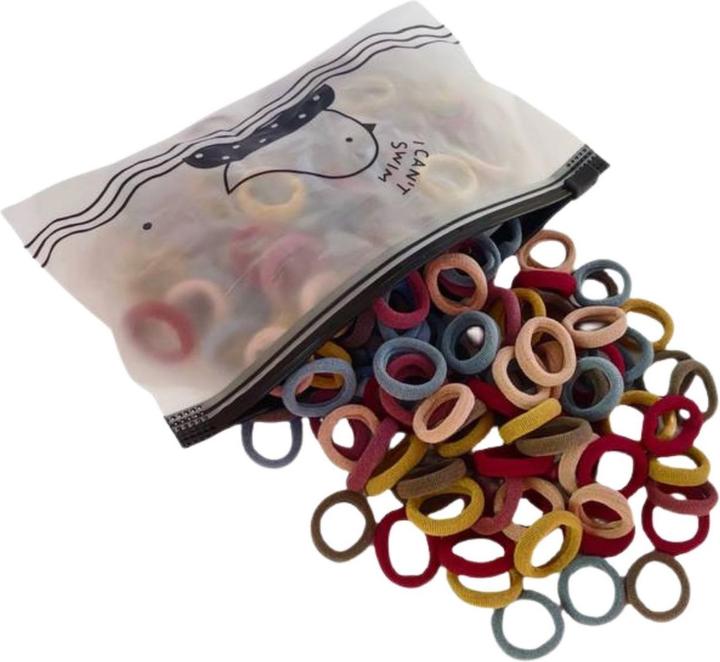Immagine prodotto Milkii Elastico per capelli multicolore (100 pezzi) - Inverno (Decorazioni)