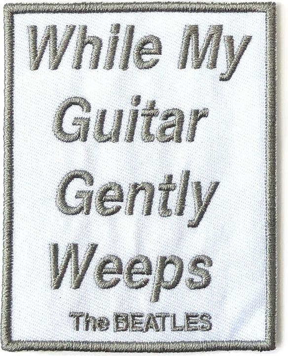 Actual product image The Beatles While My Guitar Gently Weeps Patch (1 x)