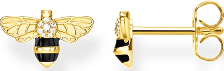 Image du produit Thomas Sabo Abeille (Argent 925, émaillé noir, Dorure à l'or jaune 750)