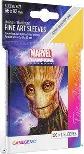 Image du produit Gamegenic Marvel Champions FINE ART Sleeves - Groot (pack individuel)