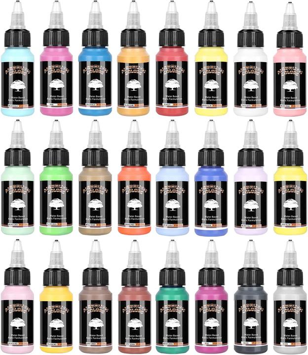 Actual product image Sagudio Airbrush Colors (Multicoloured, 720 ml)
