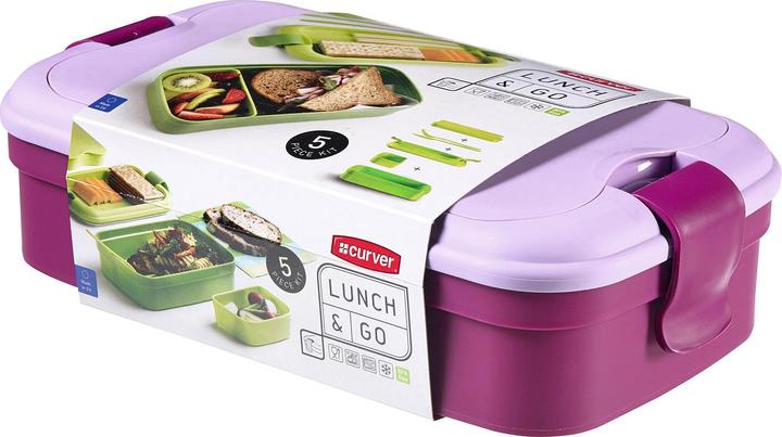 Productafbeelding Curver Lunchbox 'Lunch & go' inkl. Besteck