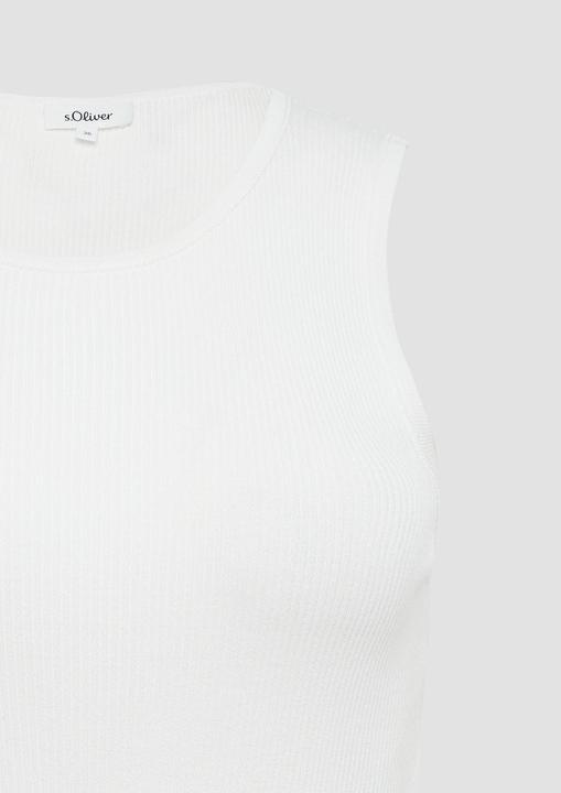 Immagine prodotto S.Oliver Strickpullunder Geripptes Feinstrick-Top im Slim Fit (48)